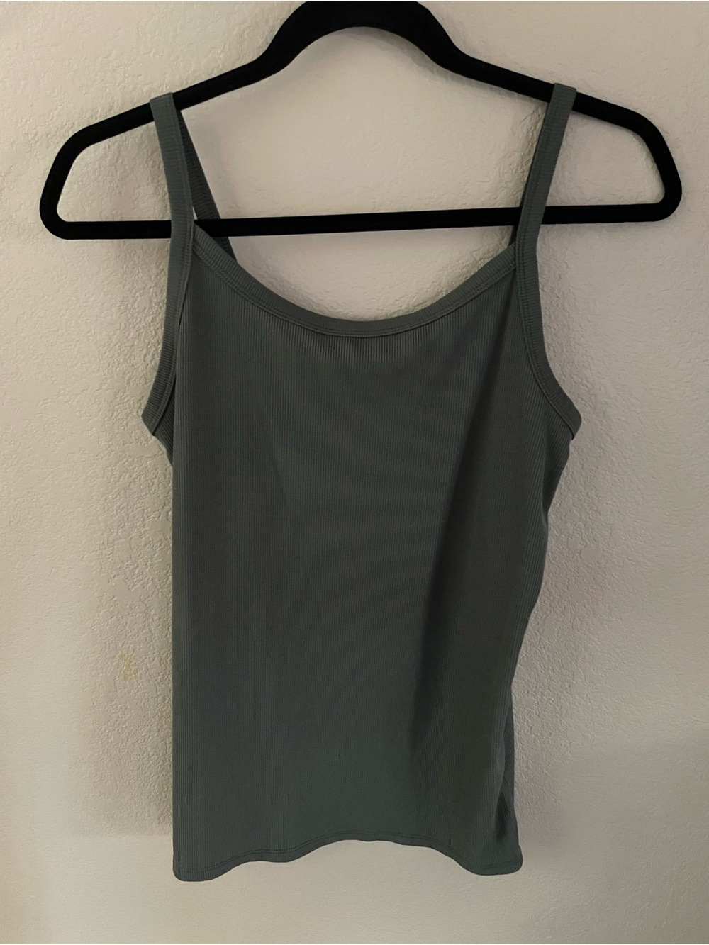 No Boundaries Women’s Stretch Tank Top Dark Green Sleeveless Size L